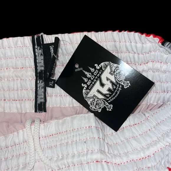 Tuff Muay Thai Boxing Shorts with Tiger and Dragon Design  New With Tags - Picture 3 of 4